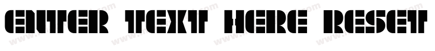 Enter text here Reset Stencil Std字体转换